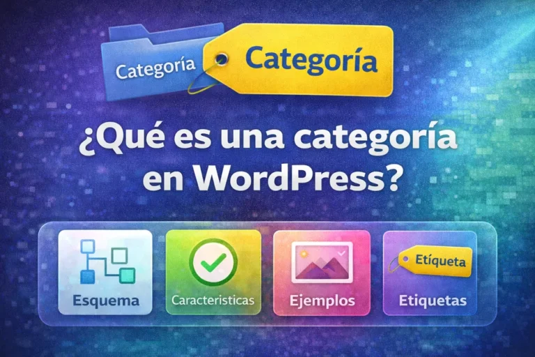 que es una categoria en wordpress