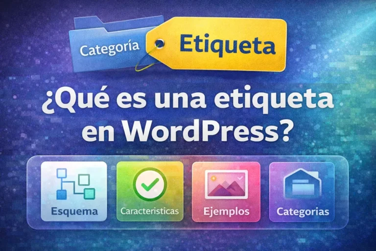 ¿Qué es una etiqueta en WordPress