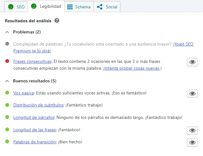 frase clave objetivo en yoast seo