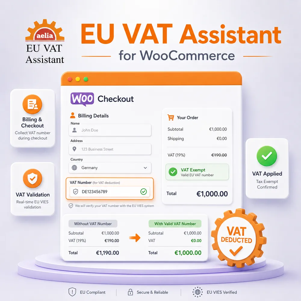 plugin EU VAT Assistant for WooCommerce