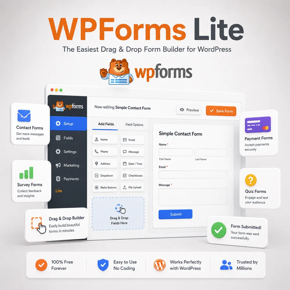 plugin WPForms Lite